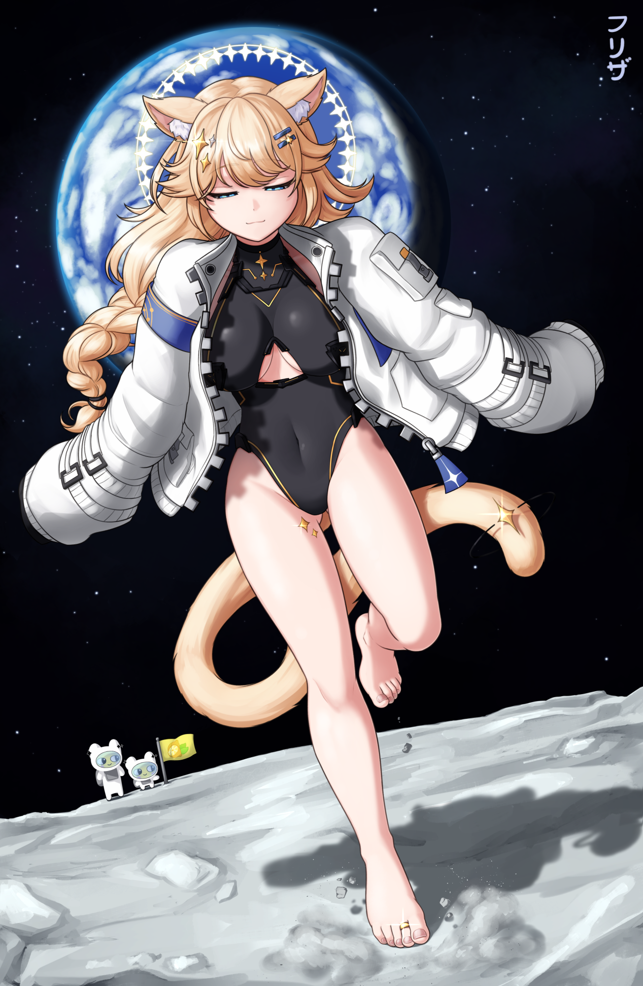Kaneko Lumi (Catstronaut) Print