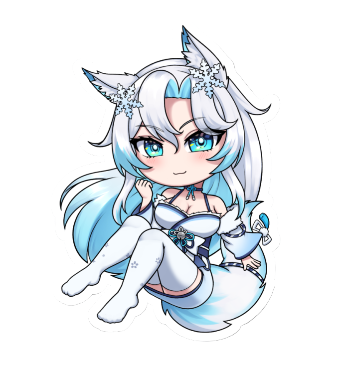 SmugAlana (Frost) Sticker